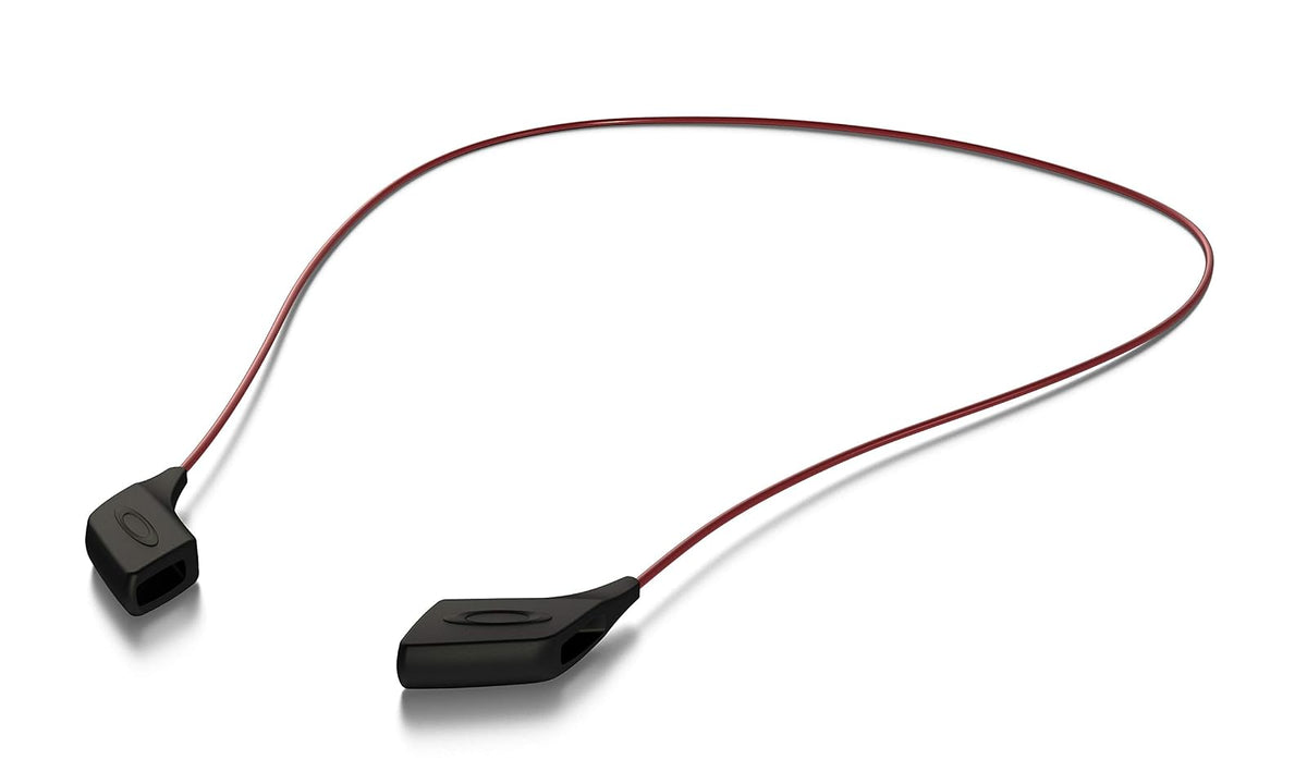 Oakley Sunglass Leash Kit - Rojo - Small (11.4mm H & 16.8mm W), Large (17.1mm H & 23.7mm W), 18" long