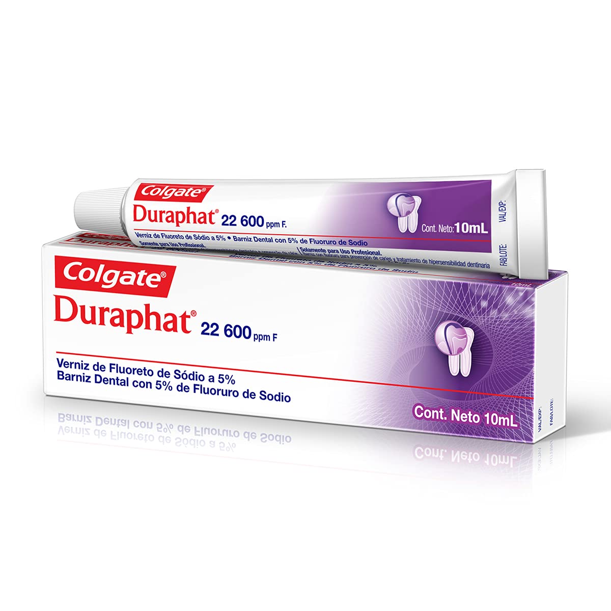 Colgate Barniz Dental Duraphat con 5% Fluoruro de Sodio 10 ml | Mayor Efectividad en Reducción de Caries, Alta Efectividad Tópica, Bajo Riesgo Sistémico