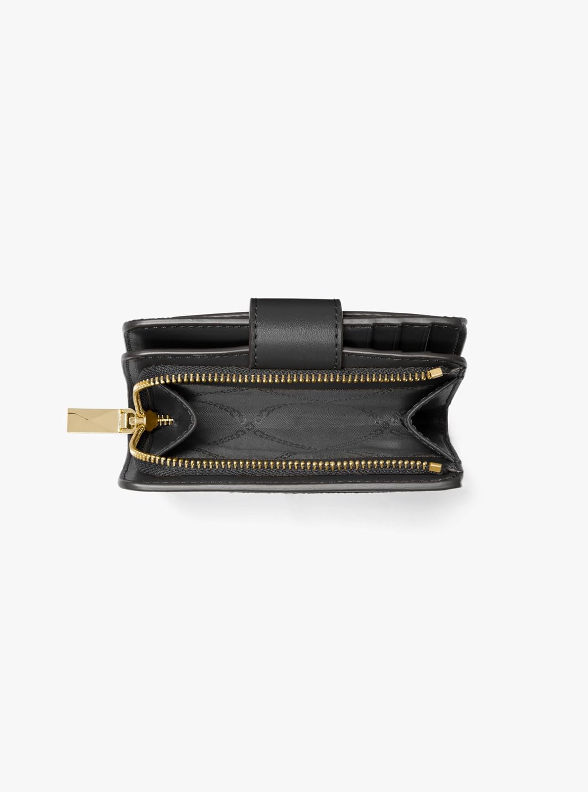 Michael Kors Mk Charm - portafolios compacta con pestaña pequeña Accesorio de viaje- Billetera plegable Mujer
