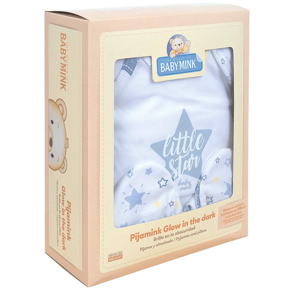 Baby Mink Pijamink Glow in The Dark Rosa