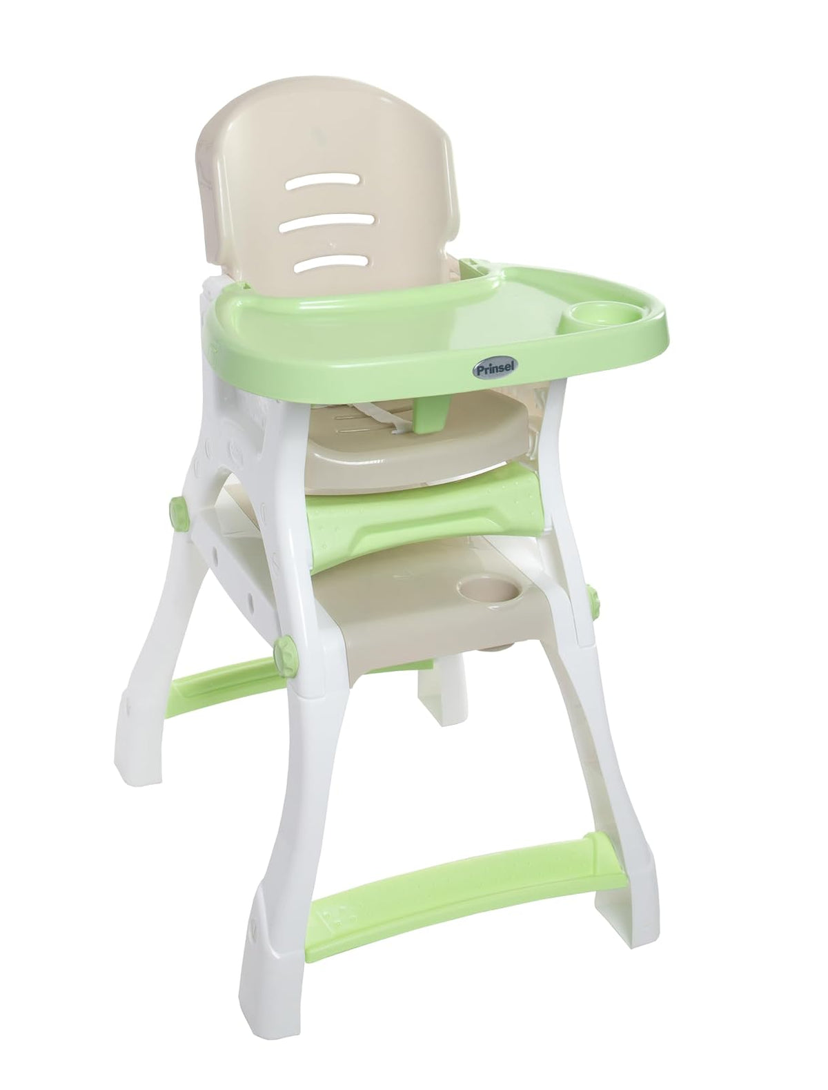 Prinsel Silla Alta Caddy 2 en 1, Convertible a Escritorio, 6 Meses a 3 Años - Duna