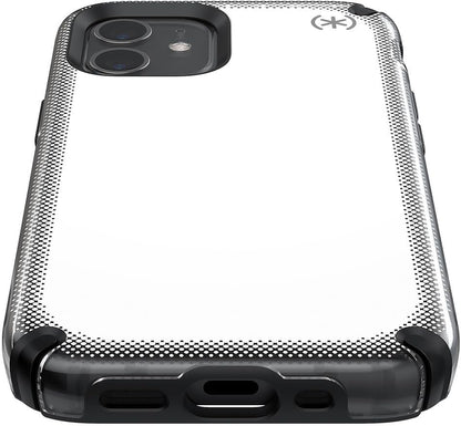 Speck Products Presidio2 Armor Cloud OPhone 12 Mini, Transparente/Negro/Blanco Caliente/Negro/Negro