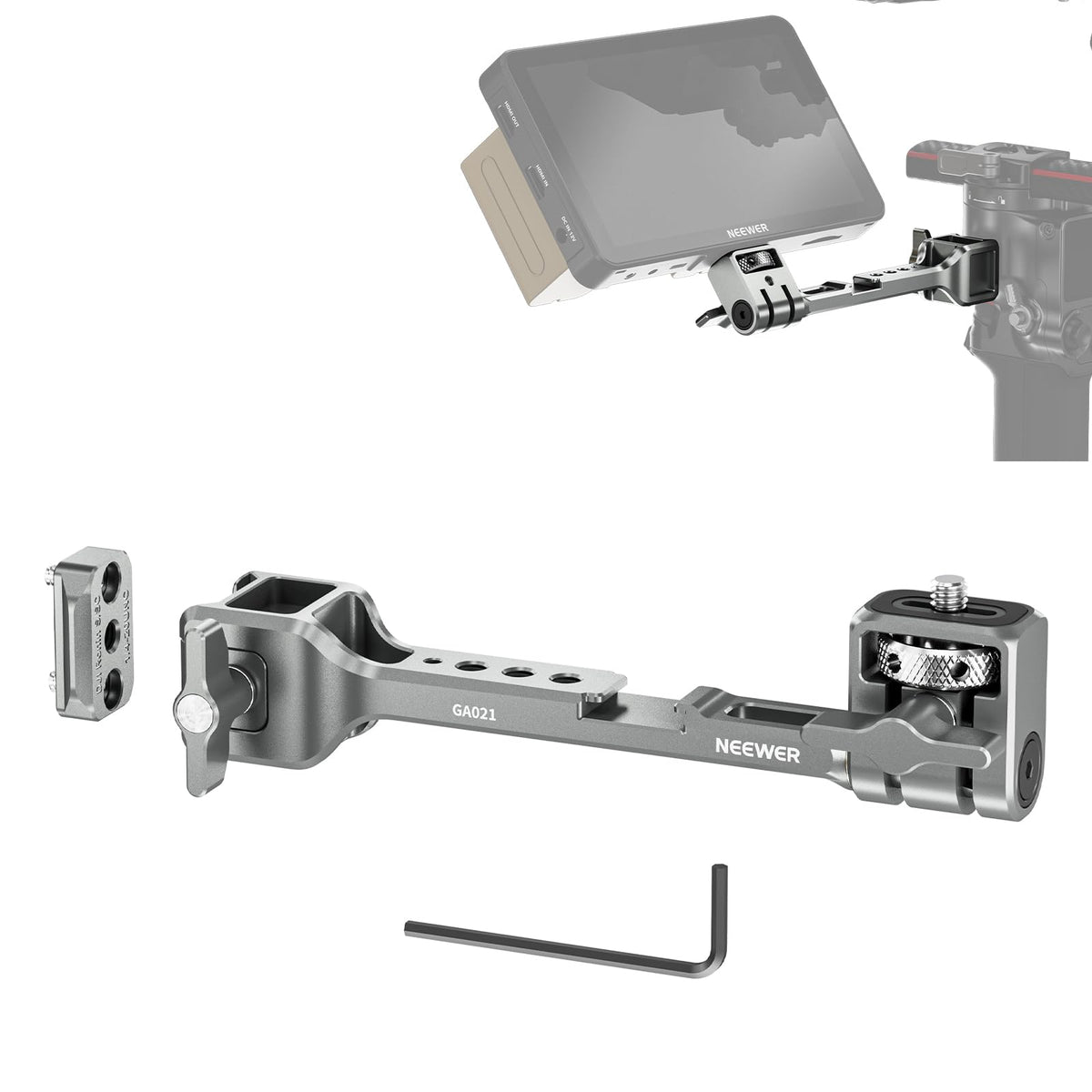 Neewer Soporte Ajustable para Monitor de Campo, Giro 360° - GA021