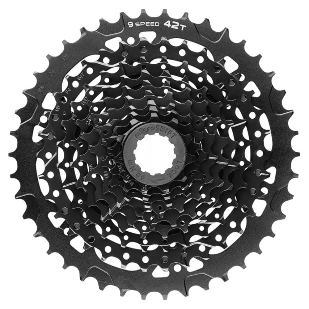 MICROSHIFT Cassette CS-H093 9V 11-42T MTB Acero Negro Advent