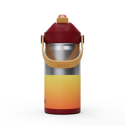 CamelBak Thrive - Botella de Agua de Acero Inoxidable para niños con popote, 12 onzas