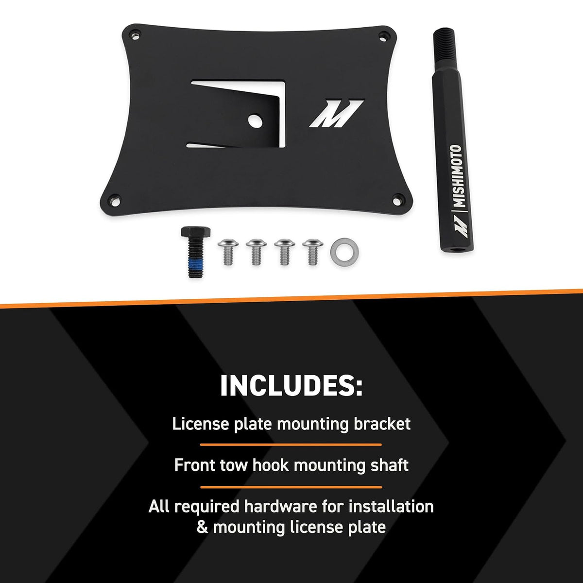 Mishimoto Kit de reubicación de matrícula, Compatible con Subaru WRX, 2022+ y Crosstrek, 2018+