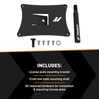 Mishimoto Kit de reubicación de matrícula, Compatible con Subaru WRX, 2022+ y Crosstrek, 2018+