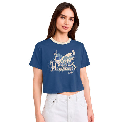 Harry Potter Hogsmeade Playera Casual para Mujer Fit Regular