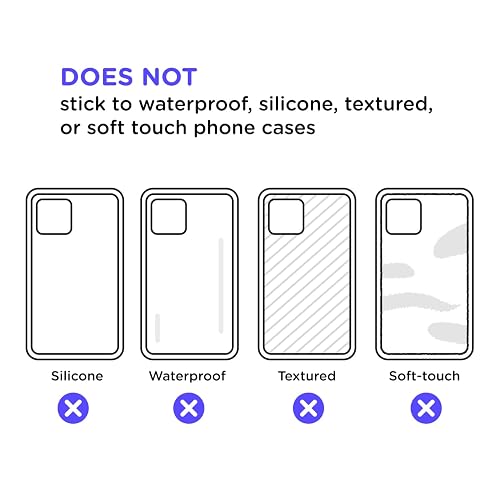 PopSockets - Empuñadura para teléfono con Soporte expandible, Agarre calcomanía, translúcido de Mente Abierta