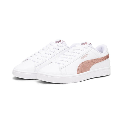 PUMA Rickie Classic JR Tenis Casual Infantil - 23.0 cm - Blanco con Rosa