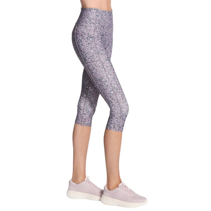 Skechers Pantalón de Yoga Walk Go Flex de Cintura Alta a Media Pantorrilla para Mujer