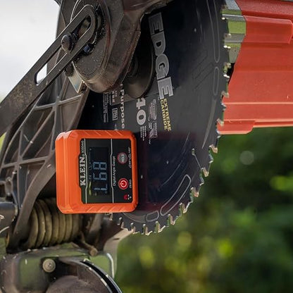 Klein Tools - Nivel Digital e inclinómetro, mide o fija ángulos, verifica ángulos relativos con función de cero calibración, o se puede usar como nivel digital 935DAG