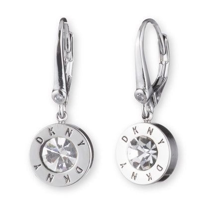 DKNY Aretes Material Acero Plateados para Mujer