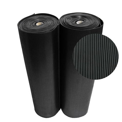 Alfombrillas de Goma Antideslizantes para Exteriores Rubber-Cal Ramp-Cleat – Alfombrilla de Piso de 1/8" x 3 pies x 8 pies