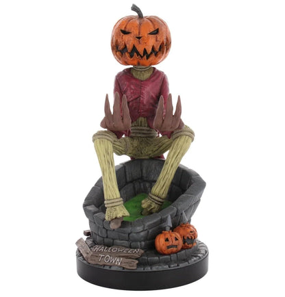 Exquisito Gaming The Nightmare Before Christmas: Jack Pumpkin King Cable Guy Soporte para teléfono
