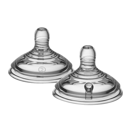 Tommee Tippee Tetinas Natural Start Flujo Espeso 6m+, Paquete de 2 - Medium Flow