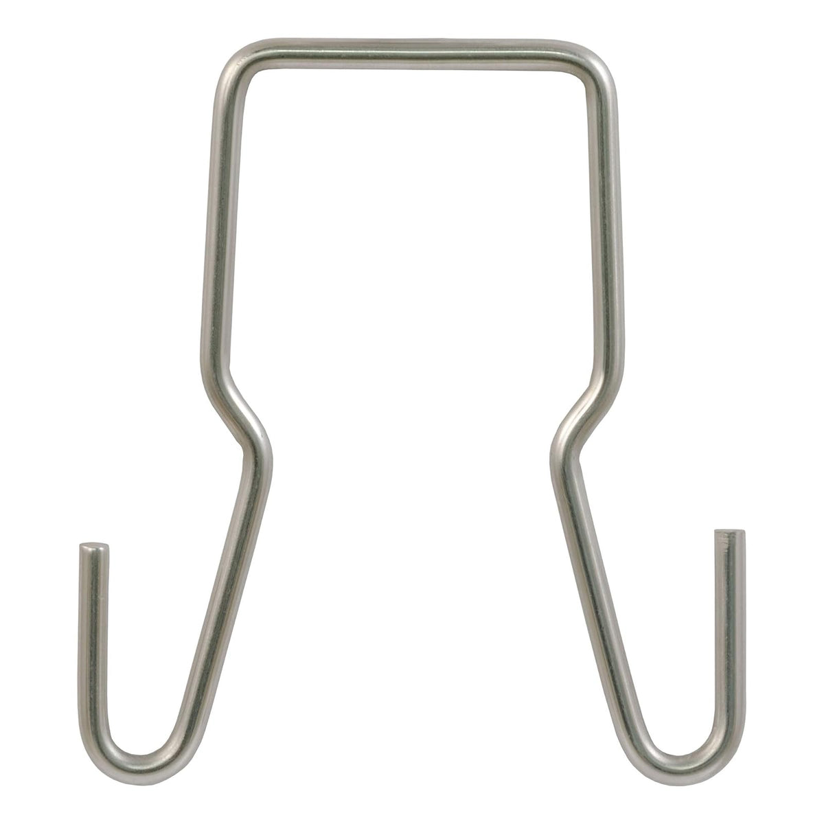 CURT Soporte de Cadena de Seguridad para Remolque 45807, Vástago de 5 cm, Ganchos de Acero Inoxidable