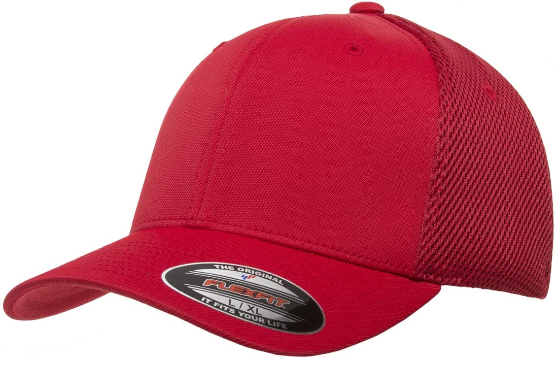 Gorro/sombrero, Flexfit Ultrafibre Airmesh Fitted Cap, Flexfit, Unisex adulto - CH-M - Rojo
