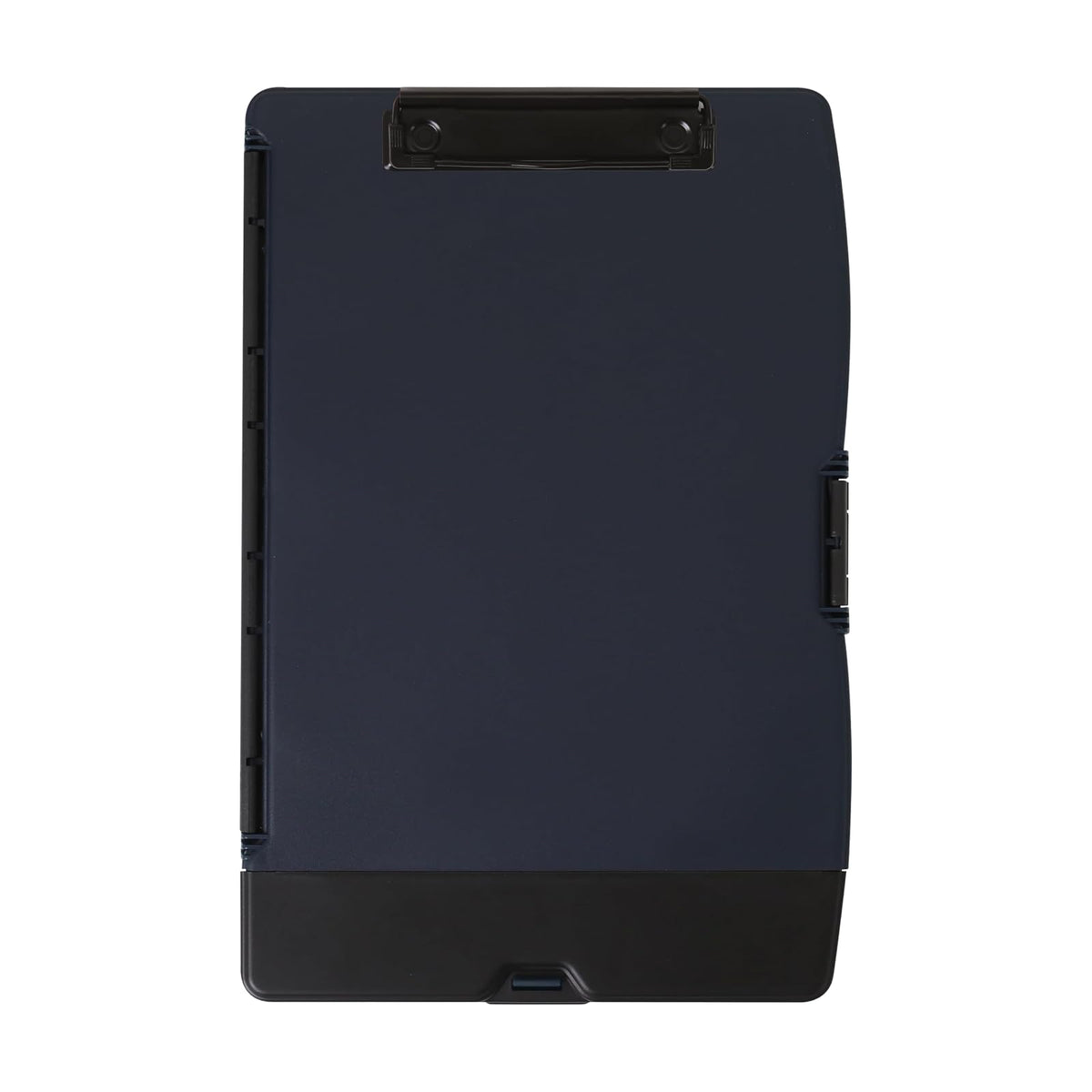 Dexas Folio Clipcase Portapapeles de almacenamiento profesional con compartimento de almacenamiento para bolígrafos, 9.75 x 14.75 pulgadas, A4, índigo. Ideal para profesores, enfermeras, entrenadores,
