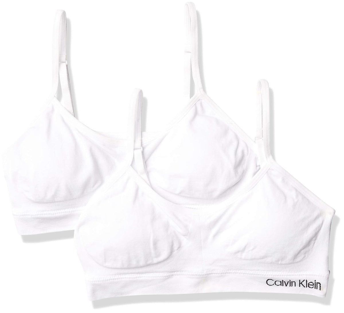 Calvin Klein Bralette sin Costuras. Sujetador Deportivo para Niñas