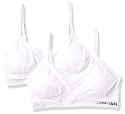 Calvin Klein Bralette sin Costuras. Sujetador Deportivo para Niñas