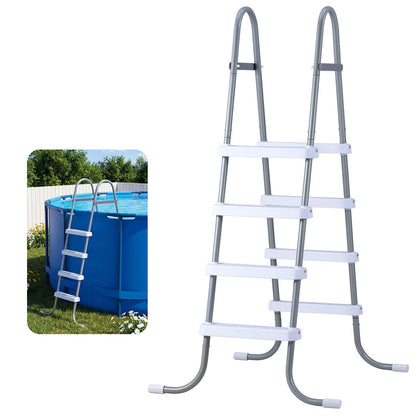 VEVOR Escalera para Piscina Elevada, Acero al Carbono - 4-Step for 48 In