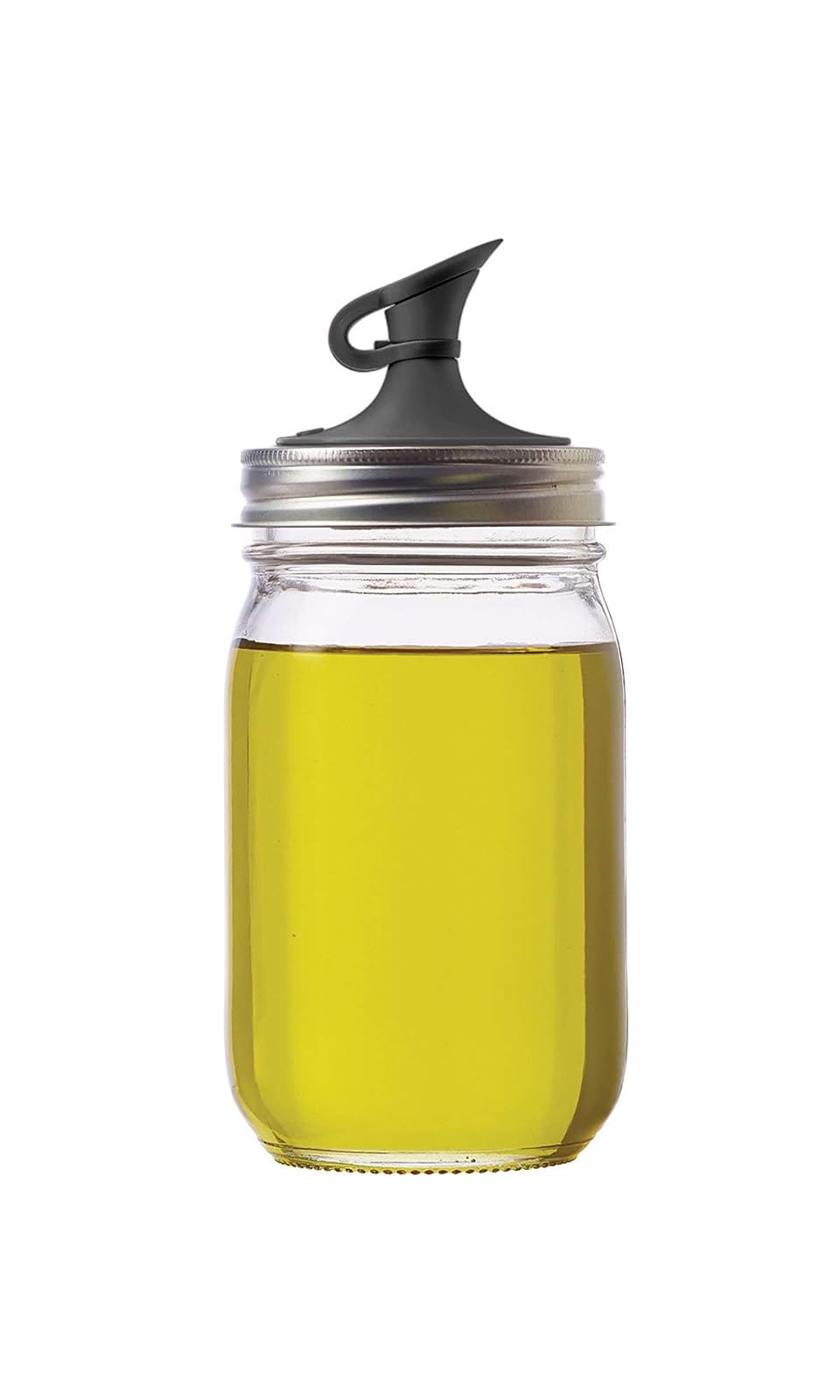 Rubbermaid Commercial Products, Boquilla regular, Black Oil Cruet Pourer, Regular Mouth, 1