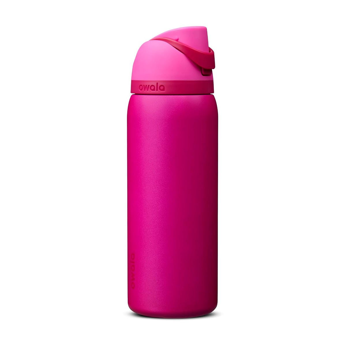 Owala FreeSip Botella de Agua con Popote de Acero Inoxidable, 32-40 oz - Lee mis labios - 32 Ounces
