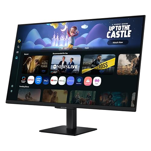 Samsung Smart Monitor LS32FM500ELXZX 32" FHD 60Hz, Panel VA, TV Plus, Resolución FHD, Tiempo de Respuesta 4ms (GTG), Brillo 200 CD/m