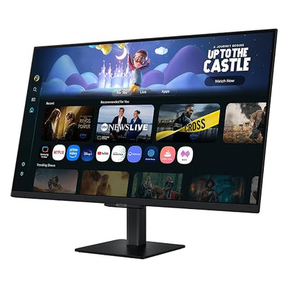 Samsung Smart Monitor LS32FM500ELXZX 32" FHD 60Hz, Panel VA, TV Plus, Resolución FHD, Tiempo de Respuesta 4ms (GTG), Brillo 200 CD/m