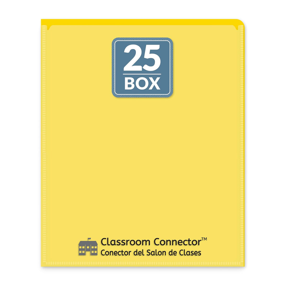 Carpetas C-Line Classroom Connector de la escuela al hogar, morado, 25 por caja (32009) - Box of 25 - Amarillo