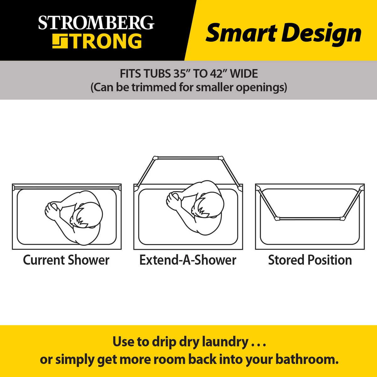 Stromberg Carlson EXT-3542 Extend-A-Ducha, Blanco
