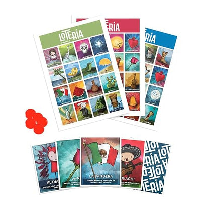 Novelty Board Game Lotería Tradicional, Caja Metálica