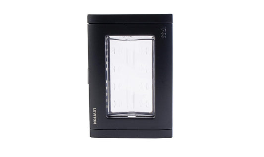 Leviton L02-INTEM-00N Placa para intemperie, línea Stalo & Kristalo, color Negro mate