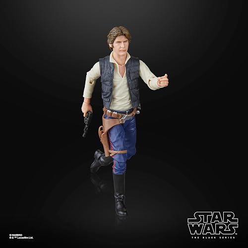 Star Wars Hasbro Black Series Han Solo Figura Coleccionable 15 cm | Star Wars The Black Series Figura de acción de 6 pulgadas (2025 Wave 3) - Han Solo #10