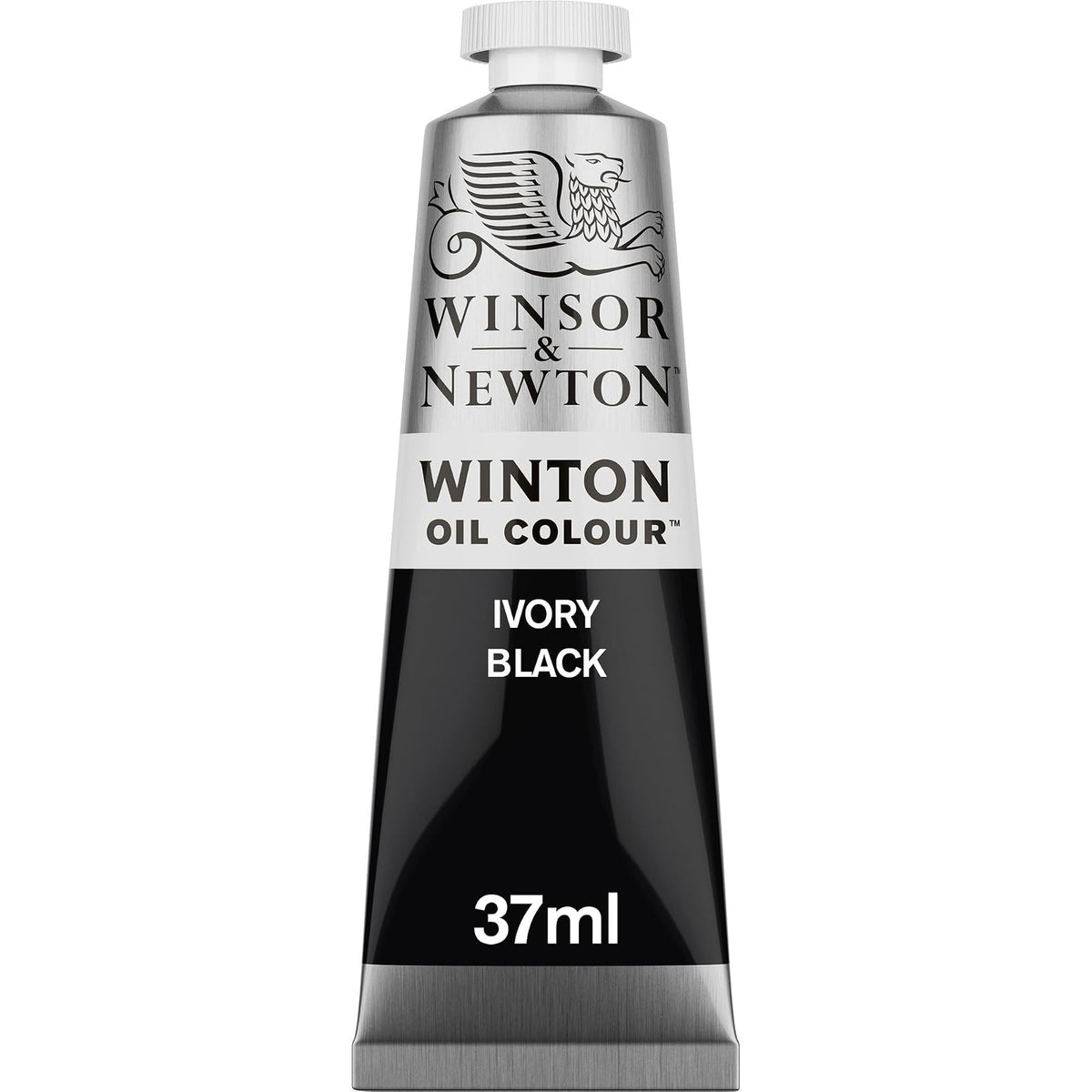 Winsor & Newton Winton Pintura al Óleo, Tubo de 37 ml, Dark Verdigris y Más Colores - Negro (Ivory Black)