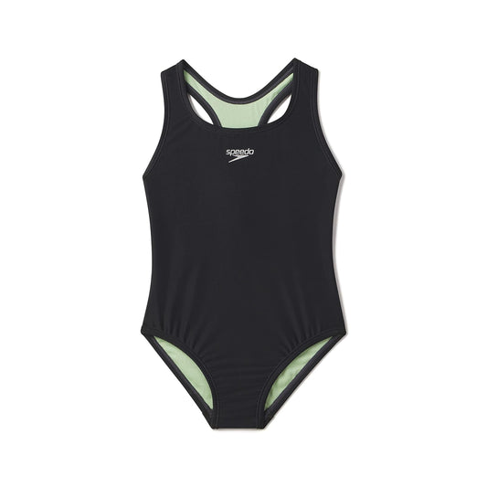 Speedo Traje de baño de una Pieza con Espalda Cruzada Traje de baño de una Pieza para Niñas