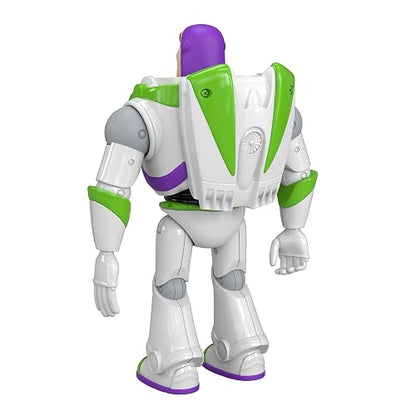 Mattel Pixar Toy Story 5 Figura de Acción Buzz de 7 Pulgadas 3+ | Escala 18 cm, 1 personaje clave, 8+ articulaciones móviles, diseño fiel a la película, JKV15