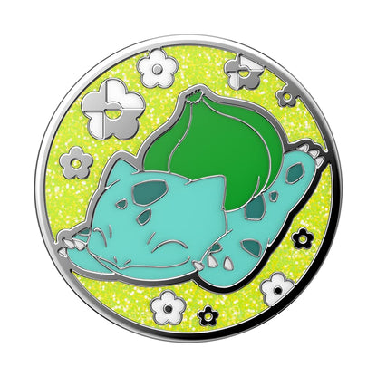 PopSockets - Soporte calcomanía para teléfono, Esmalte Bulbasaur | Sujeción cómoda y segura, anticaídas, soporte, Pokemon, Gengar, Eevee, para iPhone/iPad/Kindle/Android