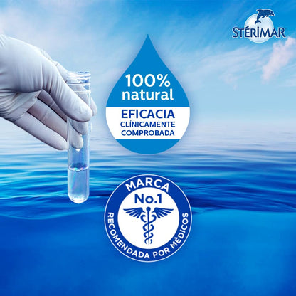 Stérimar Solución Humidificante Nasal Uso Diario 100 ml. | Mejora la Respiración. Higiene Nasal Diaria para Toda la Familia. 100% Natural, Eficacia Clínicamente Comprobada.