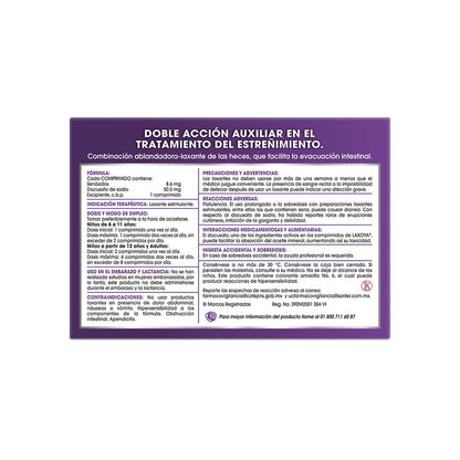 Laxoya Comprimidos 8.6/50Mg (20 Tabletas)