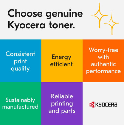 Kyocera TK-1242 Cartucho de tóner Negro, Funciona MA2000w / PA2000w, Original (1T02Y80UX0)