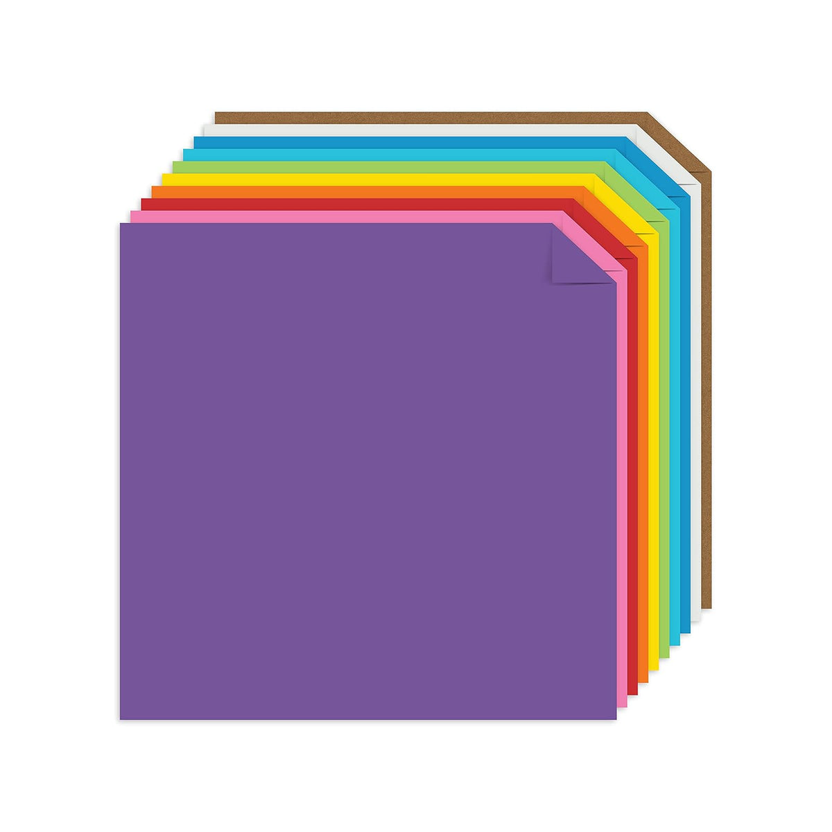 Astrodesigns Crafting Cartulina, 12 x 12 pulgadas, 65 libras/176 g/m², surtido encantador de 10 colores, 100 hojas (91039)