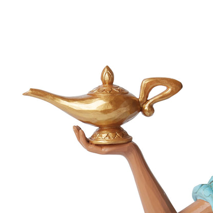 Enesco Disney Traditions Collection by Jim Shore Aladdin - Figura de lujo de princesa encantada jazmín, resina de piedra, pintada a mano, cifras de jazmín, Disney, decoración del hogar, estatua