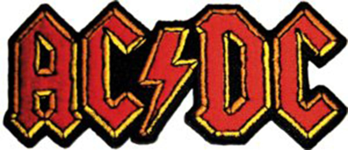 C&D Visionary Application AC/DC Logo Patch, Negro
