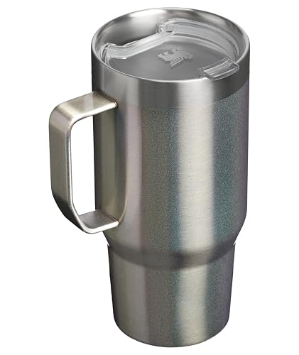 STANLEY La Taza Suburbana Cotidiana | 24 oz | Beber a Través de la Tapa | Taza para Café, Té y Bebidas | Taza de Café de Acero Inoxidable Aislada | Libre de BPA | Brillo de Acero