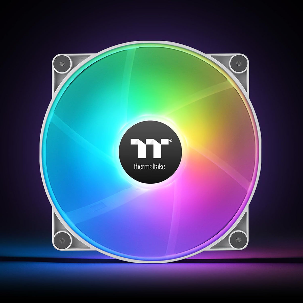 Thermaltake CT200 ARGB PWM Ventilador 200 mm, Control PWM 500-900 rpm, 9 LED 16.8 Millones de Colores