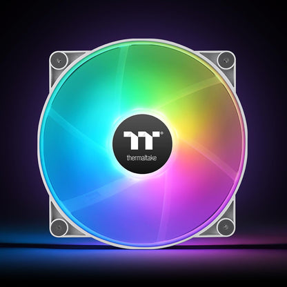 Thermaltake CT200 ARGB PWM Ventilador 200 mm, Control PWM 500-900 rpm, 9 LED 16.8 Millones de Colores