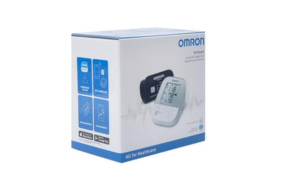 OMRON Baumanómetro automático de brazo X4 Smart con Bluetooth y 60 memorias para 2 usuarios