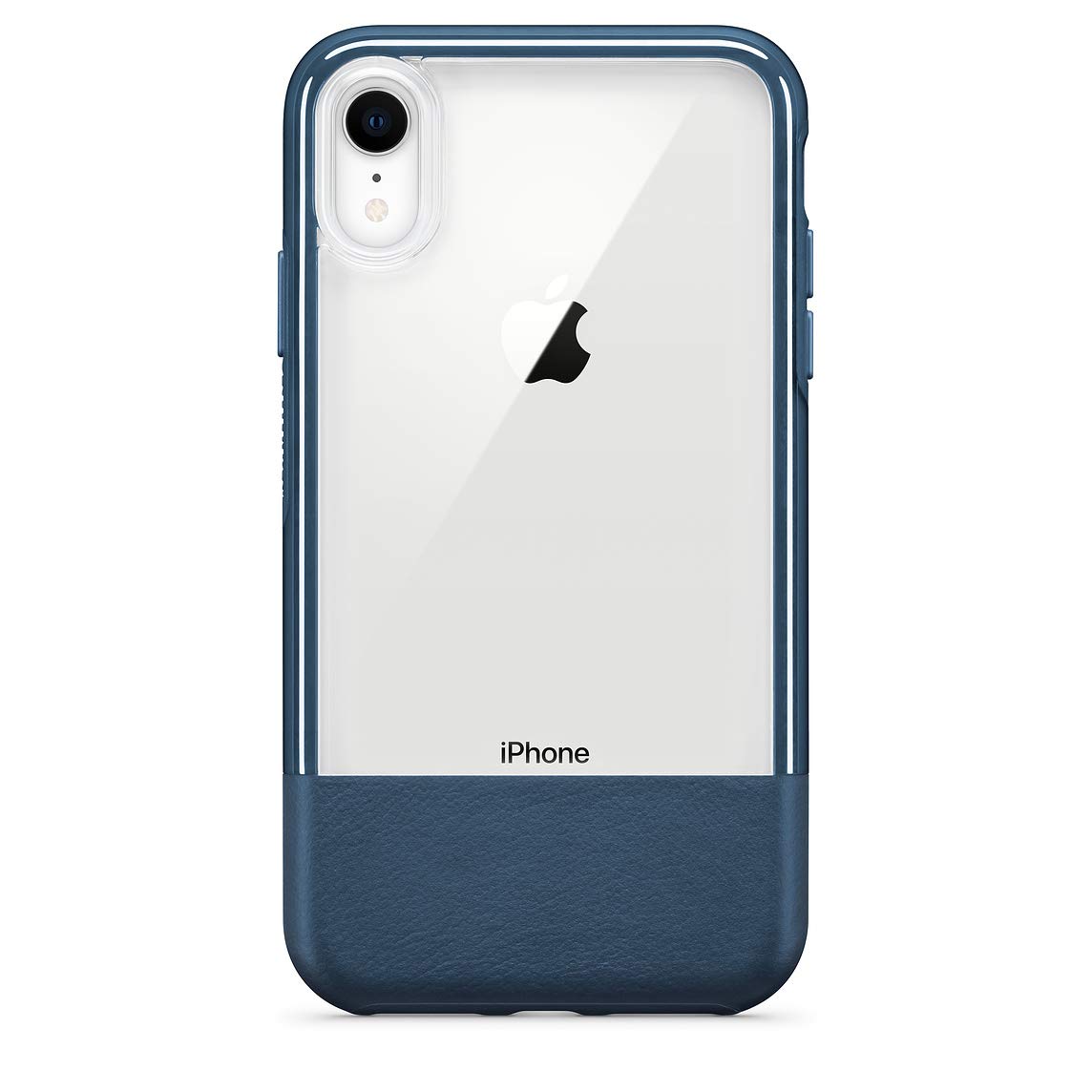 OtterBox Clear & Leather Funda Transparente y Piel para iPhone XR - Jade - Estuche